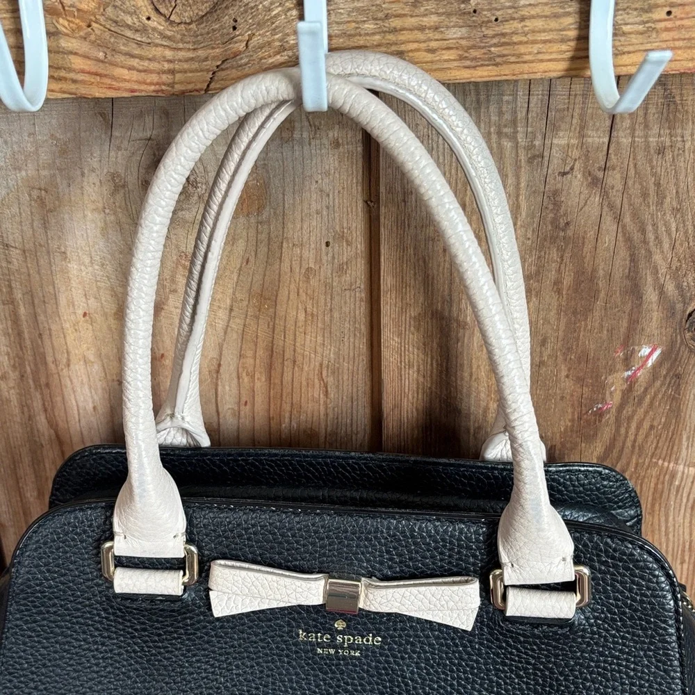 Kate Spade Black and White Satchel - Picture 3 of 11